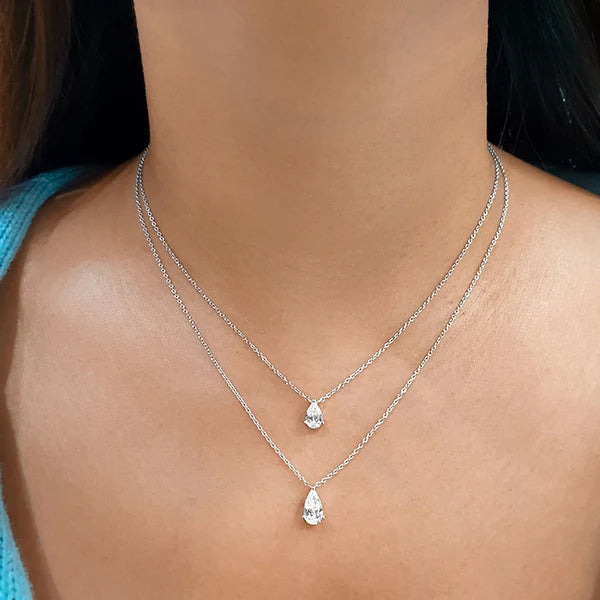 Marquise Natural Diamond Solitaire Pendant