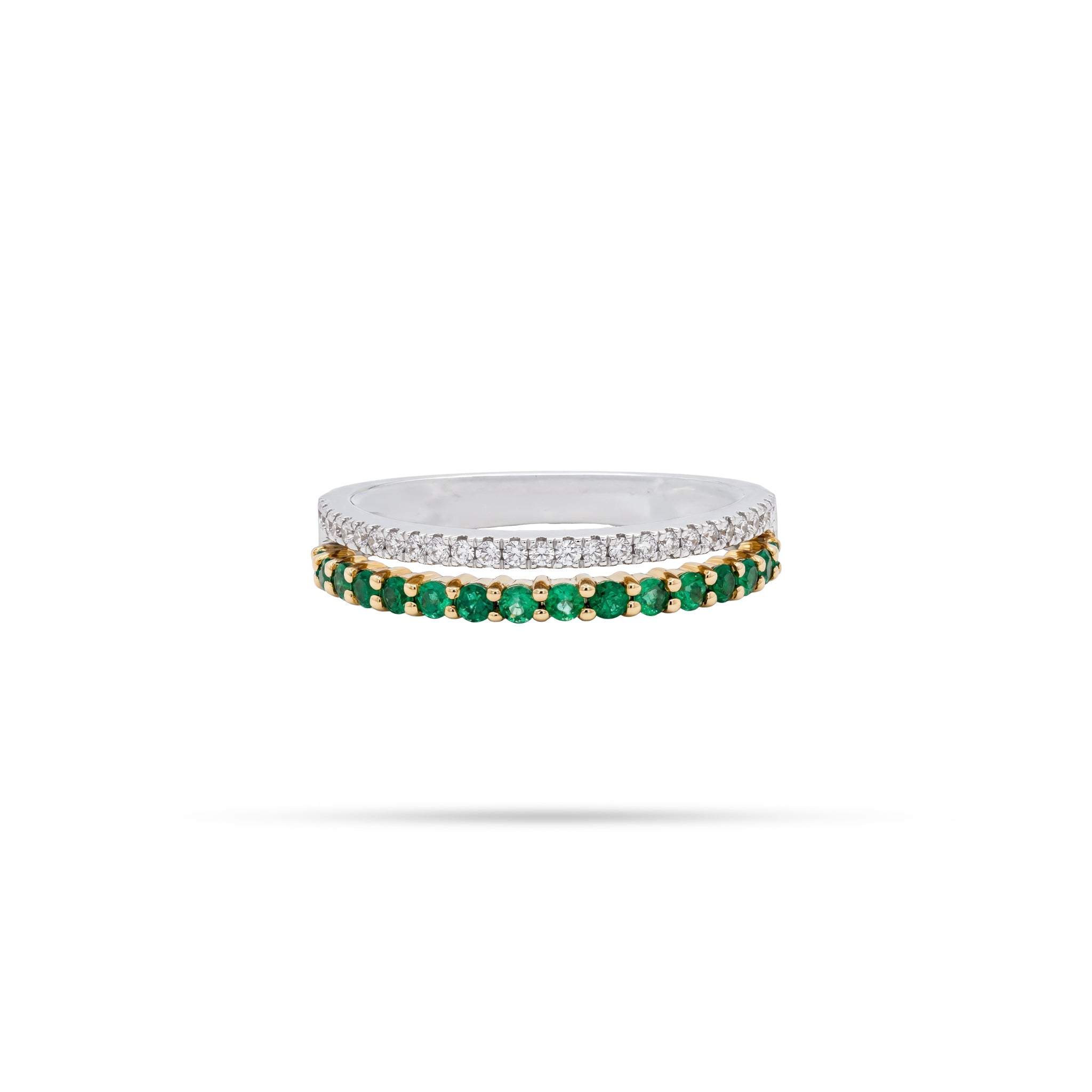 Round Diamond Ring - Ruby, Emerald, Sapphire