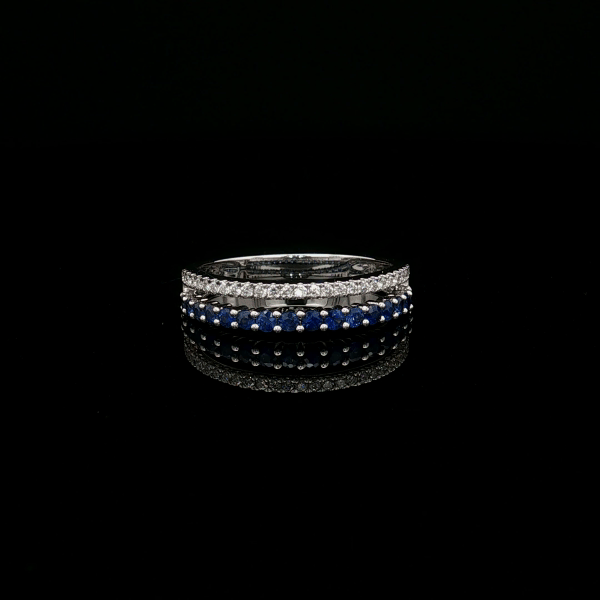 Round Diamond Ring - Ruby, Emerald, Sapphire