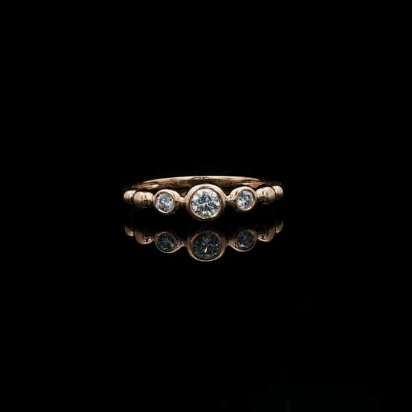 Bezel Round Diamond Ring