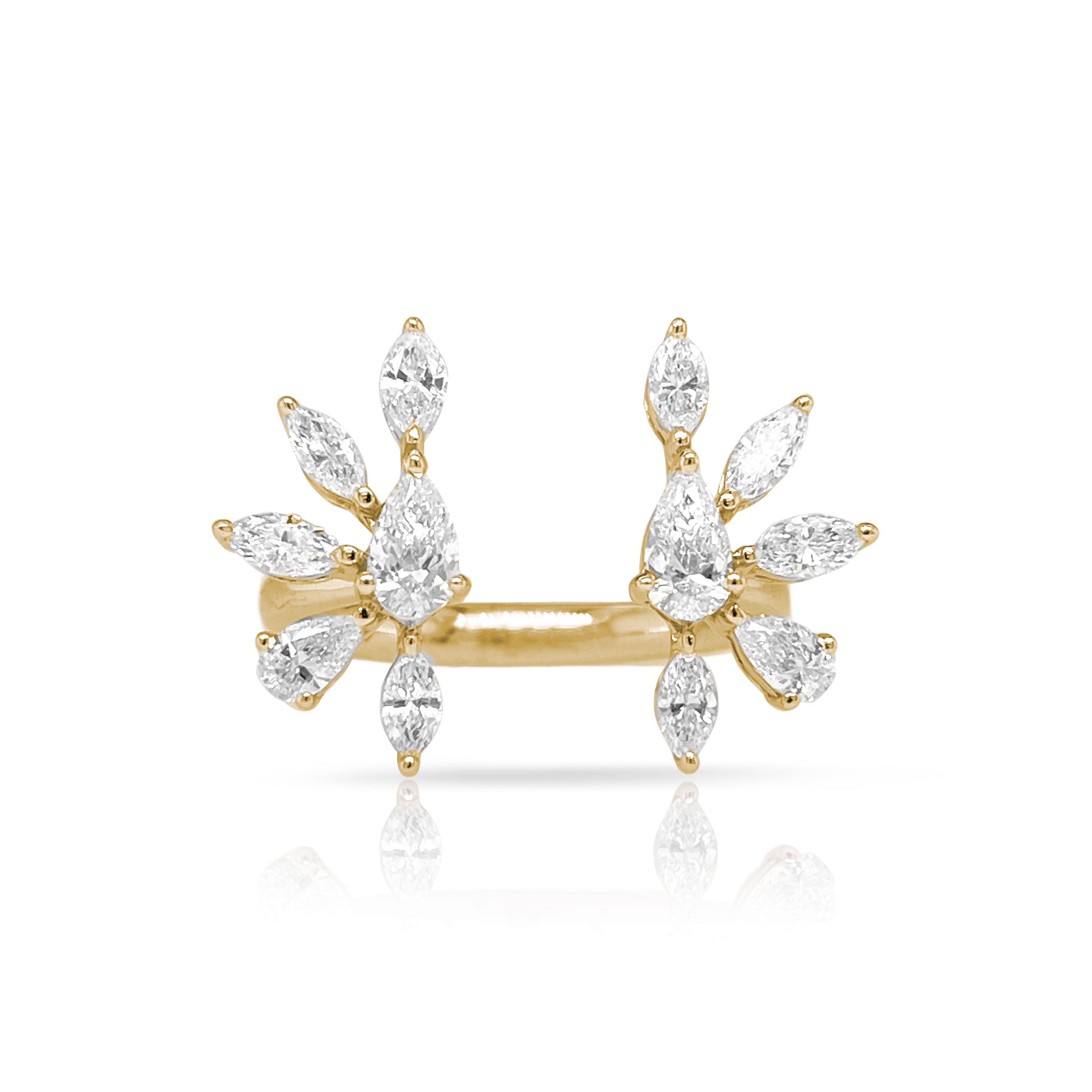 U Shaped Diamond Ring