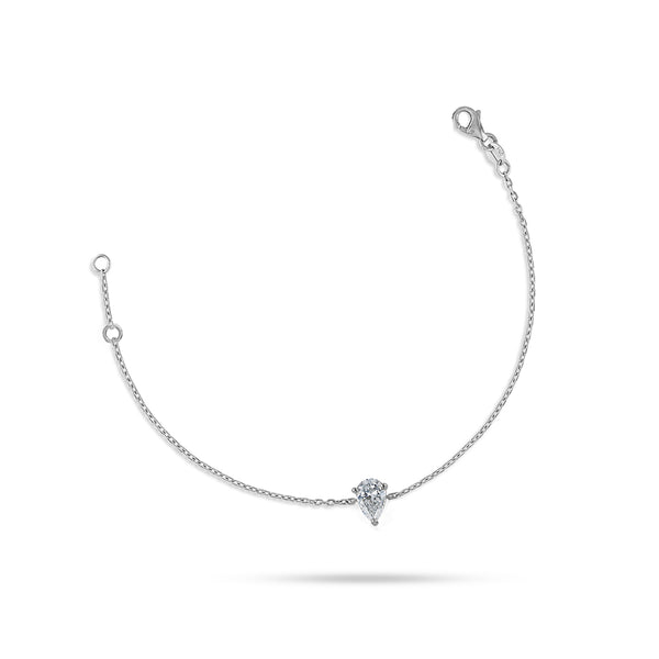 Bracelet discount solitaire diamant