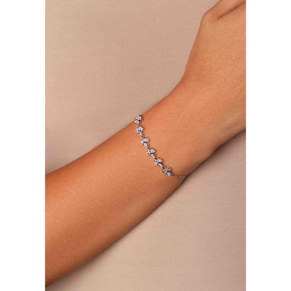 Solitaire Pear and Marquise Diamond Trio Bracelet