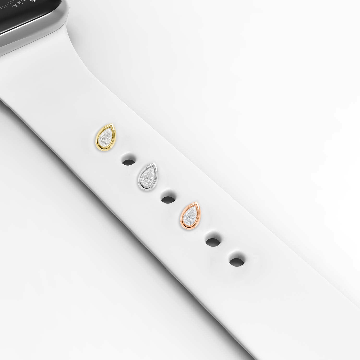 Pear Diamond Apple Watch Charm