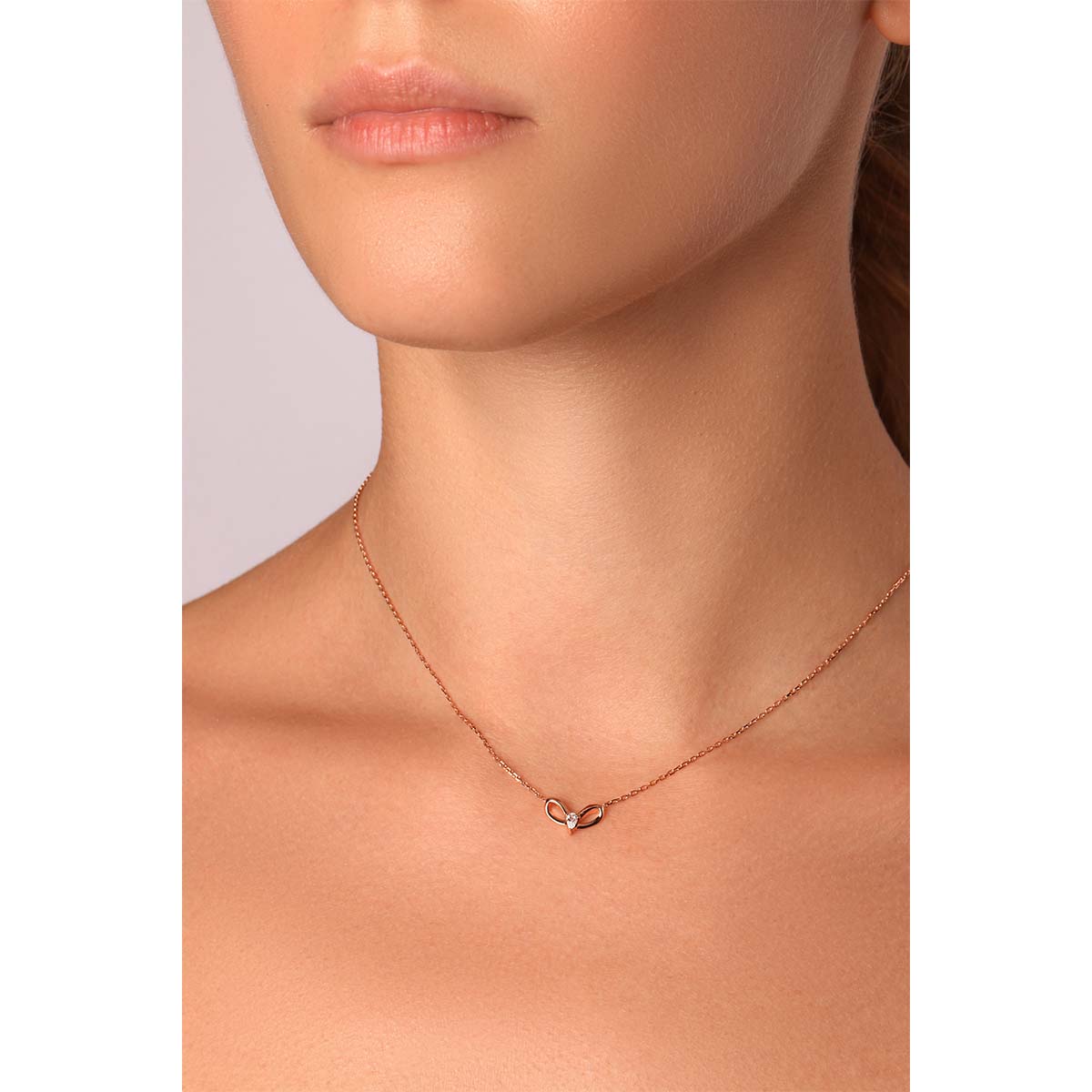 Pear-Shaped Diamond Pendant