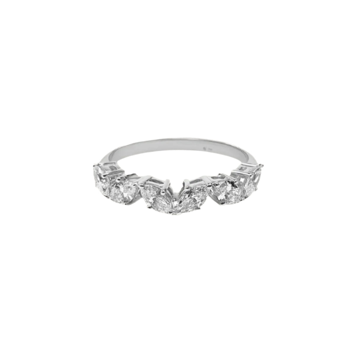 Messy Marquise Diamond Ring