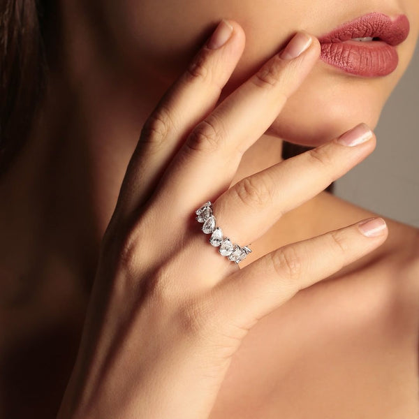 Know More About Pear-Shaped Eternity Rings 💎
