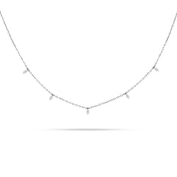 DANGLING MARQUISE DIAMOND CHOKER