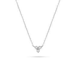 Round Diamond Trio Pendant