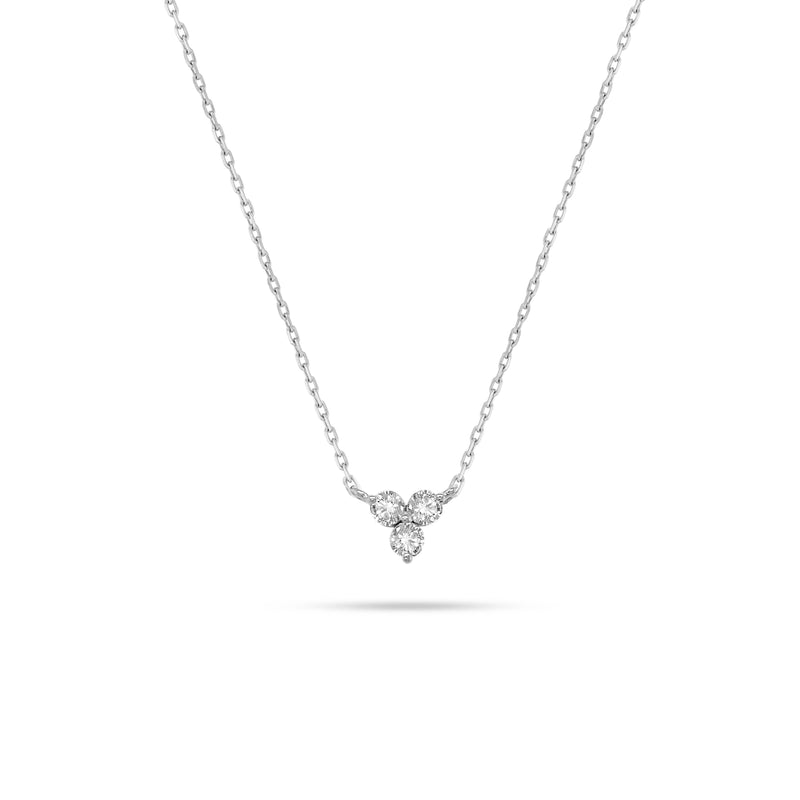 Round Diamond Trio Pendant