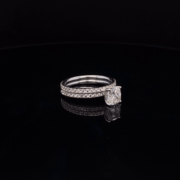 Cushion Cut Diamond Engagement Ring