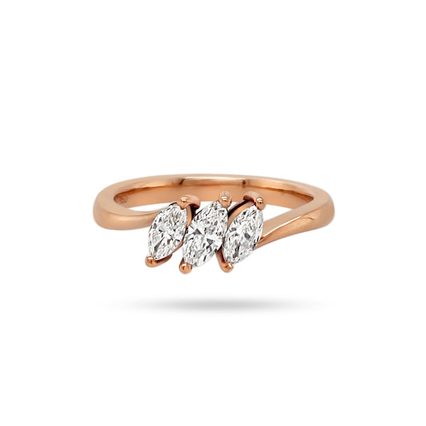 Trio Marquise Diamond Ring