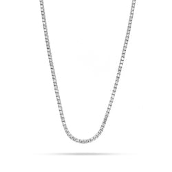 Classic Diamond Tennis Necklace  - 3 Carats with IGI Certificate