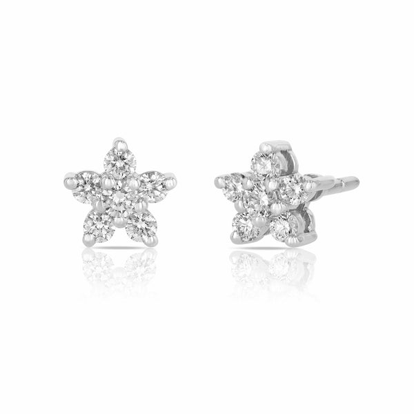 Bloom Diamond Stud Earrings