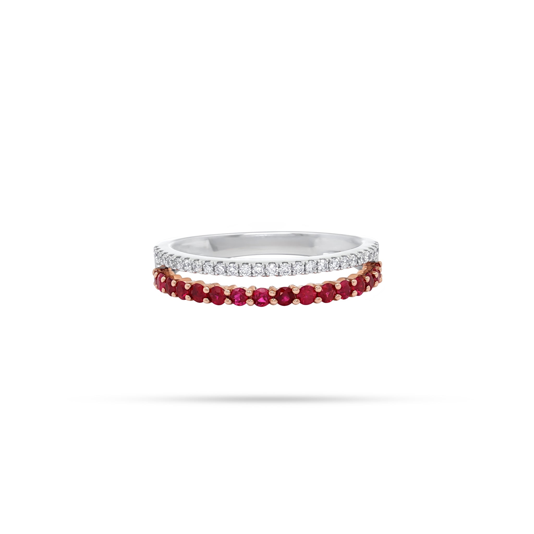 Round Diamond Ring - Ruby, Emerald, Sapphire