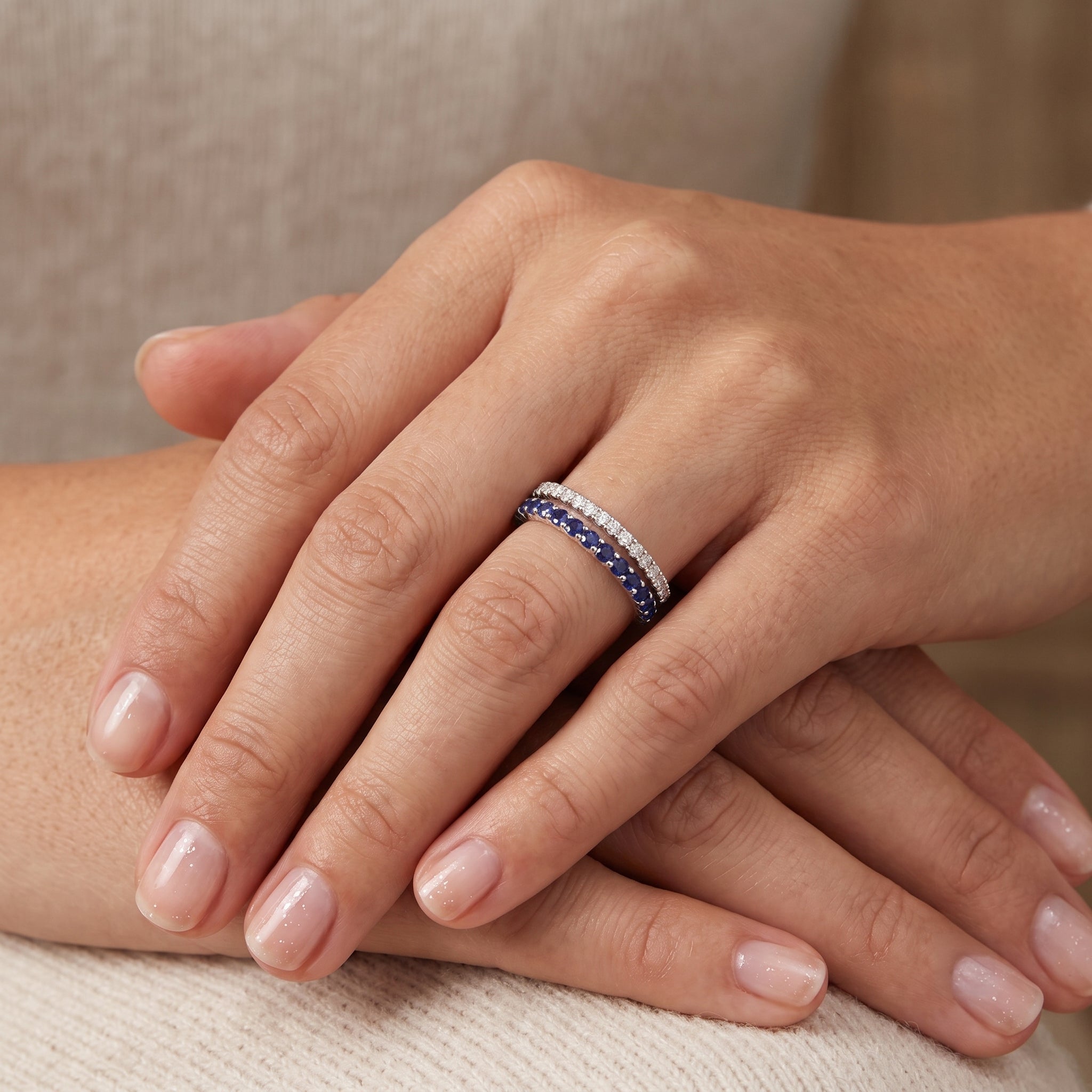 Round Diamond Ring - Ruby, Emerald, Sapphire
