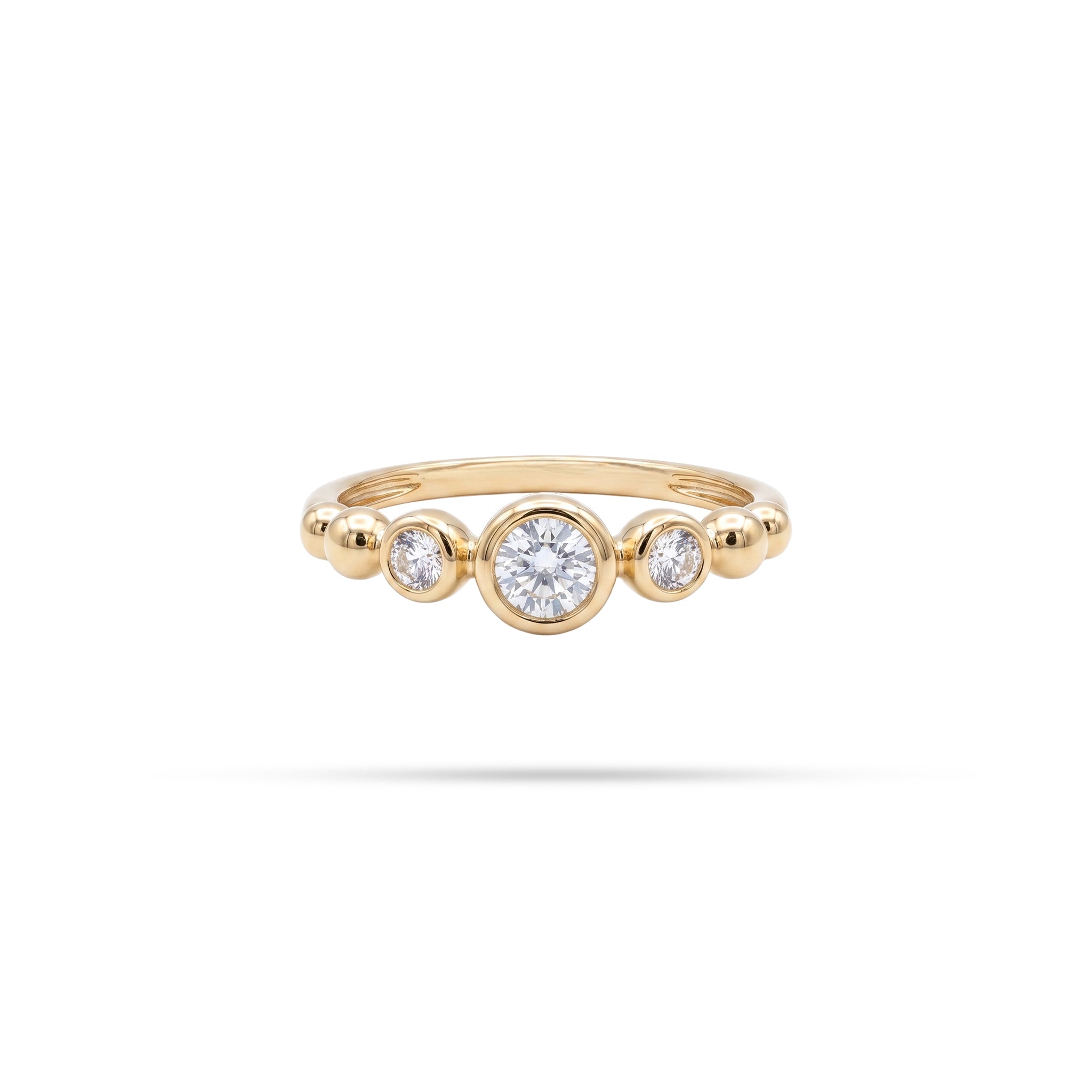 Bezel Round Diamond Ring