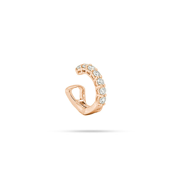 Diamond cuff hot sale rose gold