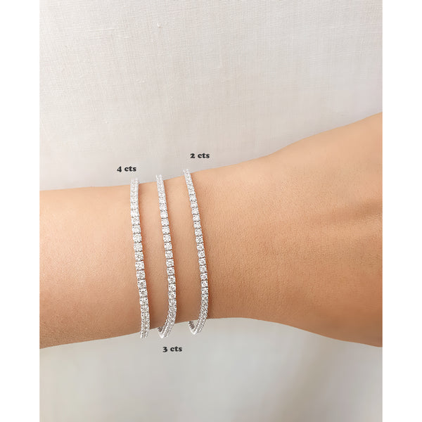 Classic Diamond Tennis Bracelet - 2 to 4 Carats