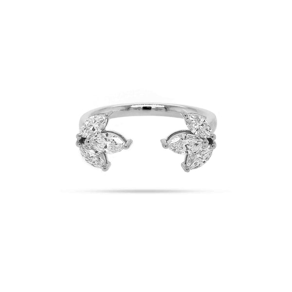 'U Shaped' Trio Diamond Ring