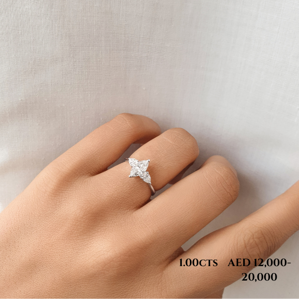 Marquise Diamond Engagement Ring