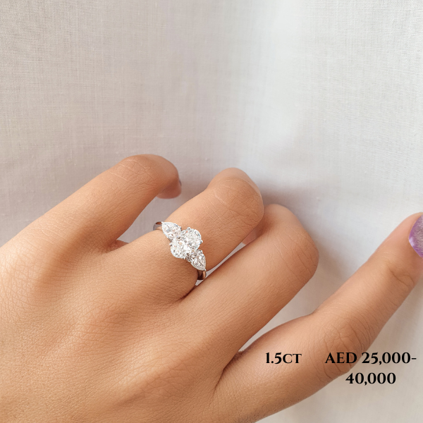 Oval Diamond Engagement Ring