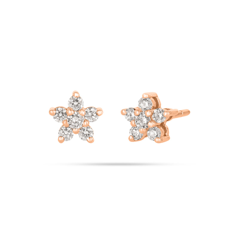 Bloom Diamond Stud Earrings