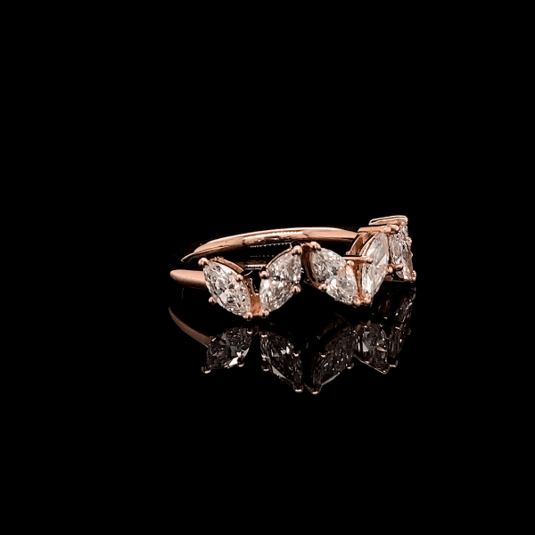 Messy Marquise Diamond Ring