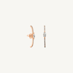 Arc Marquise Diamond Earrings