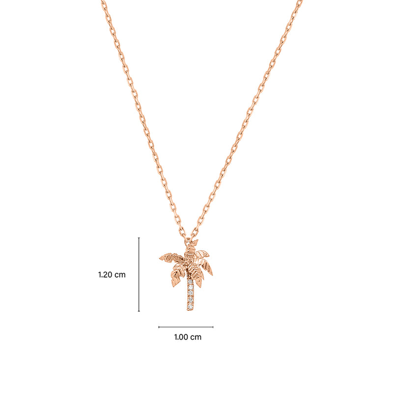 Palm Tree Diamond Fashion Pendant | Dunkin's Diamonds