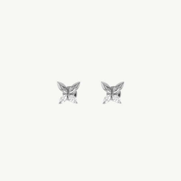 Butterfly Marquise Diamond Earrings