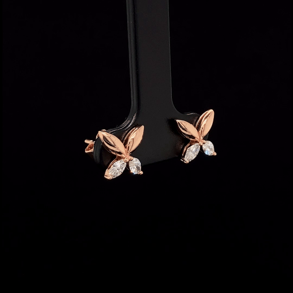 Butterfly Marquise Diamond Earrings