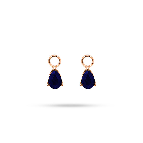 Sapphire drop outlet earrings