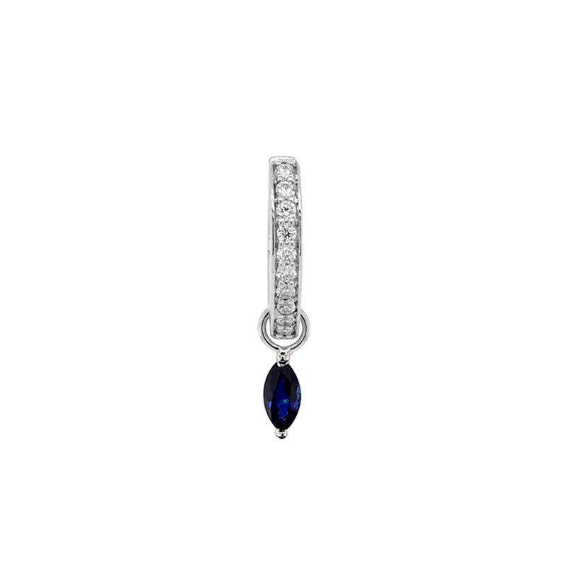Detachable Blue Sapphire Marquise Only Drops