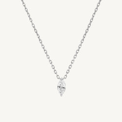 Solitaire Marquise Diamond Pendant