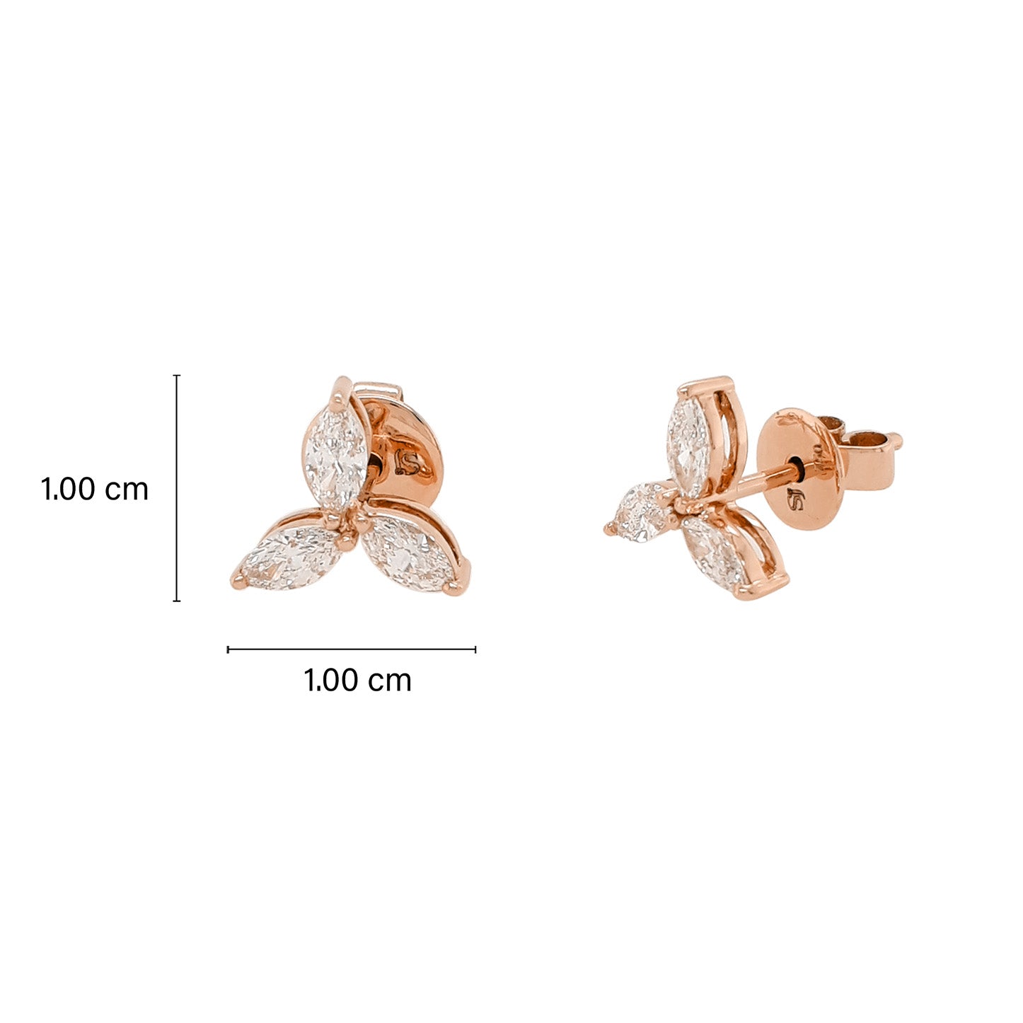 Trio Marquise Diamond Earrings