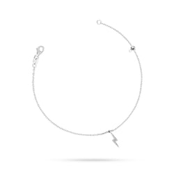 Round Diamond Thunder Anklet