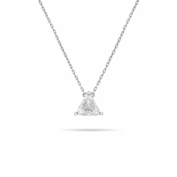 Solitaire Trilliant Diamond Pendant