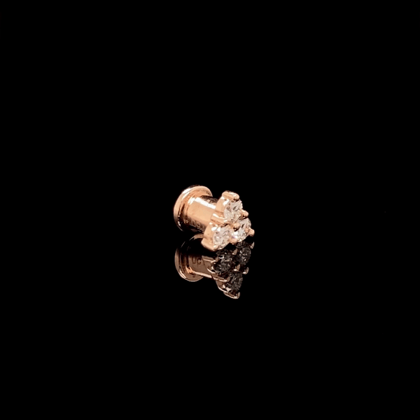 Trio Round Diamond Apple Watch Charm