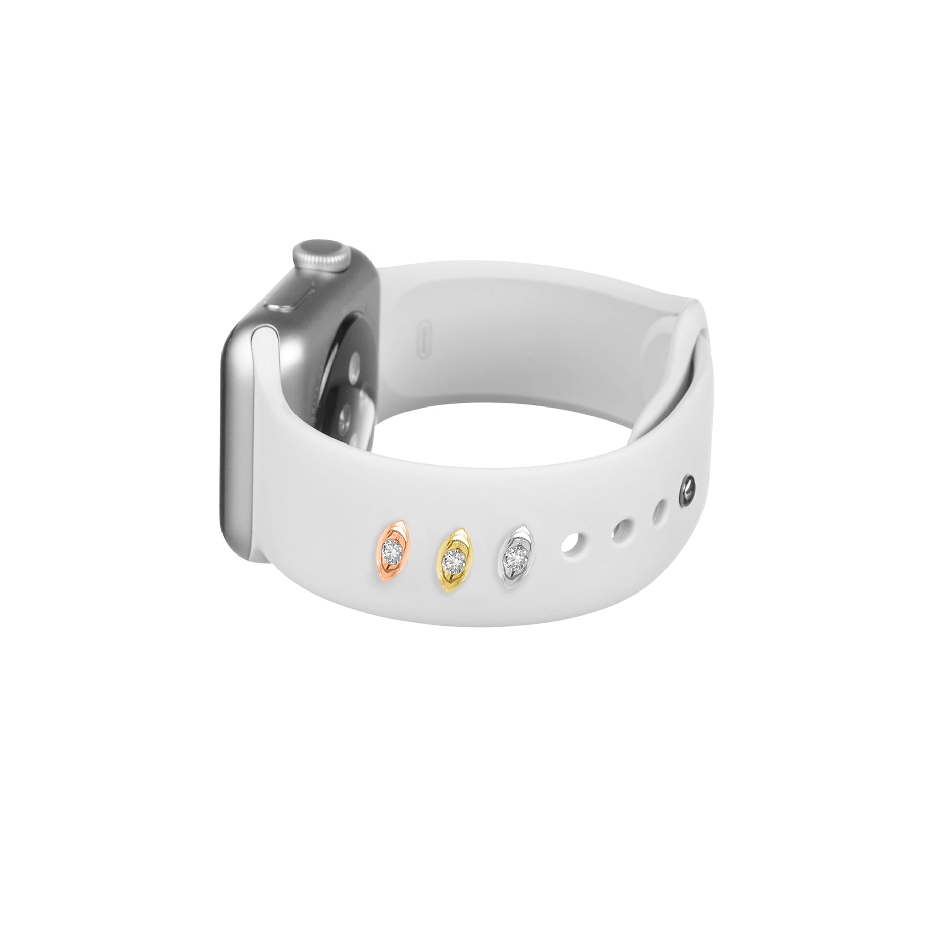 Dainty Round Diamond Apple Watch Charm