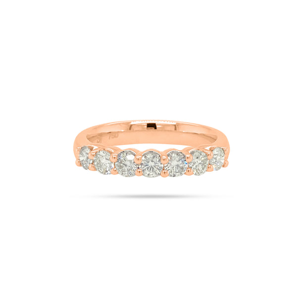 Diamond eternity ring hot sale rose gold