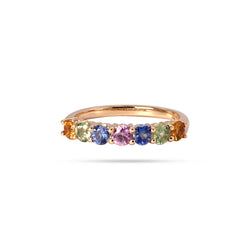 Rainbow Sapphire Ring