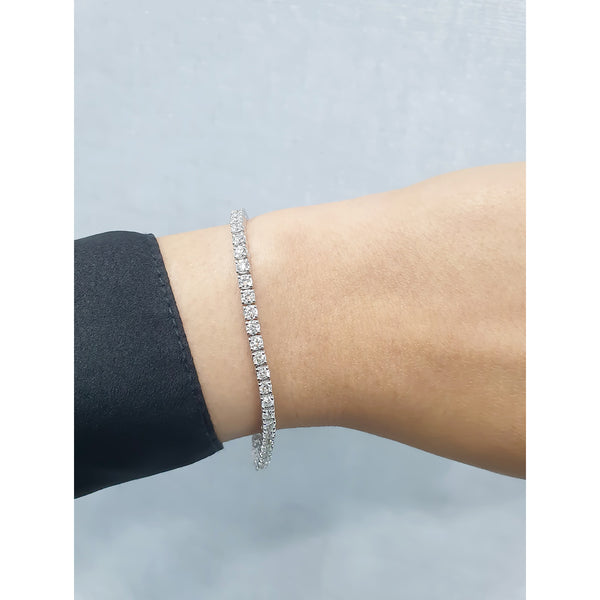 Daily Wear Diamond Tennis Bracelet - 4 Carats
