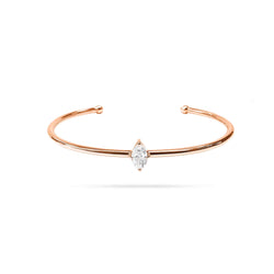 Marquise Solitaire Bangle
