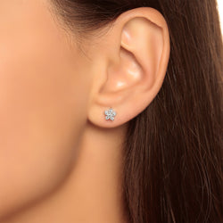 Bloom Diamond Stud Earrings