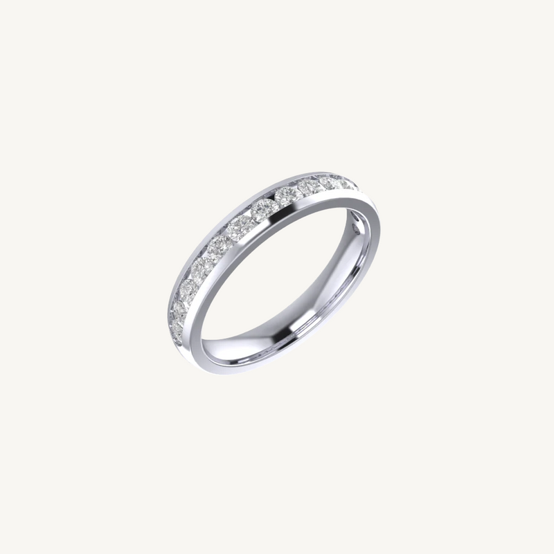 Diamond channel 2025 set ring