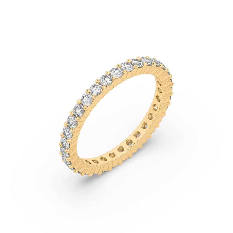 Classic Round Diamond Eternity Band