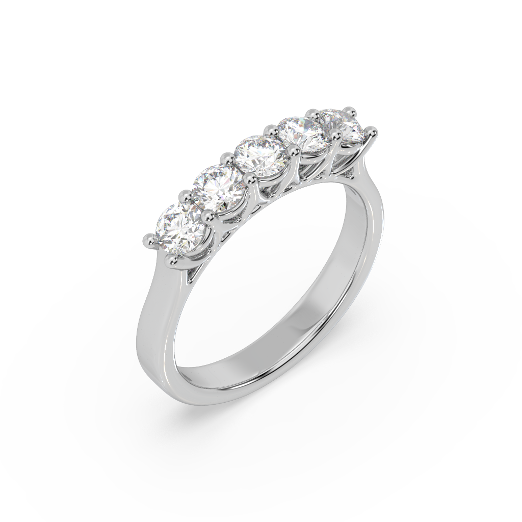 Diamond and platinum eternity best sale rings
