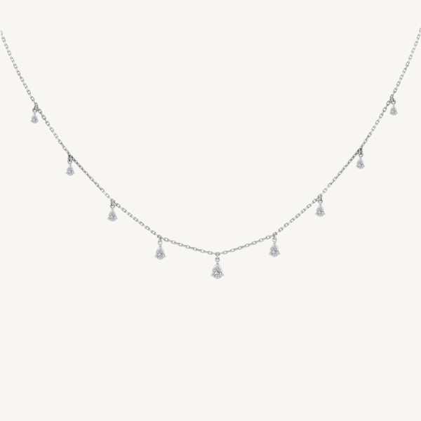 Dangling Diamond Choker