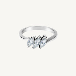 Trio Marquise Diamond Ring